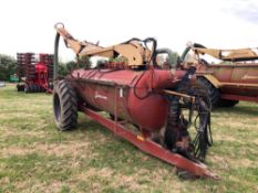 Samson single axle vacuum tanker on 18.4-34 wheels and tyres. Spares or repairs