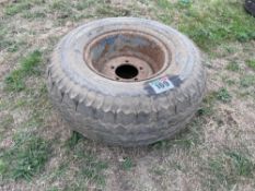 Single 11.5/80-15.3 wheel and tyre