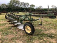 c.1965 John Deere F245H 7f semi mounted conventional plough