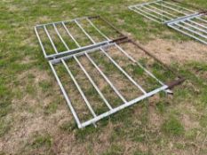 2No 4ft galvanised personnel gates