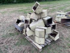 Quantity miscellaneous angle elevator casing - approx. capacity 80t/hour