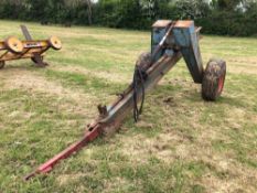 Miles single leg mole drainer, trailed