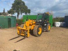 2019 JCB 536-95 Loadall Agri-Pro Dual-Tech-VT, Q-fit headstock, LED light package on Michelin 460/70
