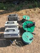 3 No. Rutland Electric Fencing Units and reels
