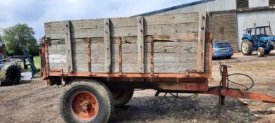 Wooden Single Axle Trailer