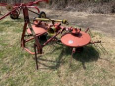 Fella UH320 twin rotor telescopic tedder/rake