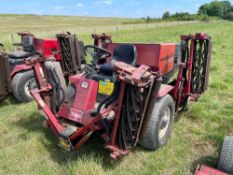 1998 Toro 4000D Reelmaster 4x4 11ft cylinder mower with Kubota diesel engine. Spares or repairs