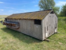 Chicken coup approx. 20ft x 8ft
