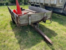 Ferguson 3t single axle hydraulic tipping trailer