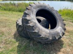 Pair 600/70R34 tyres