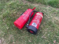 2No. Fire extinguishers