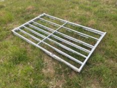2No. 1.8m galvanised gates