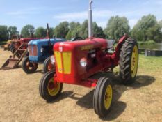 *David Brown 990 Implematic 2wd diesel tractor with rear linkage on 12.4-36 rear wheels and tyres. H
