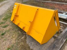 1997 Strimech 2m� grain bucket with pin and cone attachments. Serial No: 131009