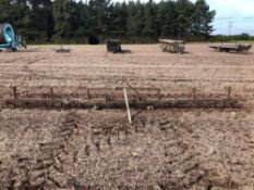 Parmiter 6m seed harrow, manual folding