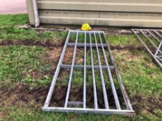 2No. Galvanised 10ft gates