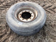 10 stud offset super single rim and tyre