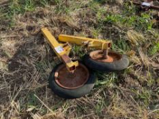 2No implement depth wheels