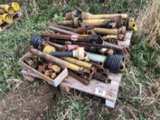 Quantity PTO shafts and spares