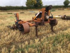 McConnel Shakerator 2.5m 5 leg subsoiler with depth wheels and spiral roller