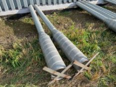 Greygrain CF9 aeration fan with 2No pedestals, 3phase