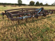 Ransomes C87 4m pigtail tine cultivator with 21 tines, linkage mounted