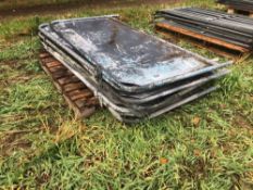 Quantity galvanised hurdles