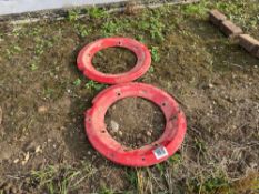 2No Massey Ferguson wheel weights