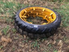 Pair Michelin 8.3-44 wheels and tyres