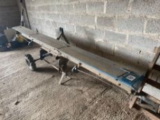 Grass seeder 12' with end tow kit, trailed