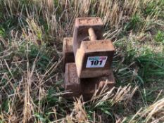 Quantity vintage weights