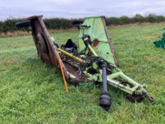 2005 Twose S150 4.6m bat wing mower, 3 rotors.