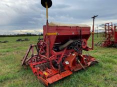 Kuhn HR301M 3m power harrow with rear tooth packer with Ubaldi Concept Aerodrill 4.00 piggy back dri