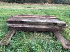 Quantity railway sleepers