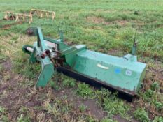 1995 Suton RMP8 rotary linkage mounted brush, 8', PTO driven. Serial No: 11162