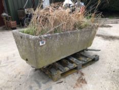 Concrete water trough