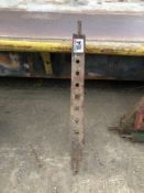 Ford 9 hole drawbar assembly