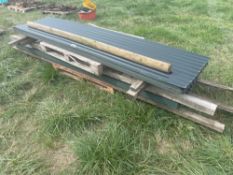 Approx 90No corrugated sheets. NO VAT