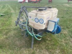 Horstine Farmery Nemathorin twin row applicator, linkage mounted. Manual and pin in office. Control