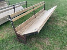 1No Shearwell wooden feed trough
