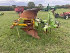 1997 Dowdeswell DP100 Series 5f (3+1+1) reversible plough with trash boards, manual vari-width c/w C