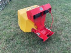 APV PS260 small seed applicator / seed broadcaster with 6m following harrow.  Manual and Control box