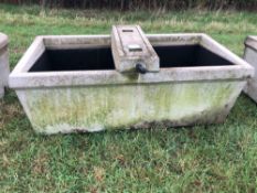 1No. concrete water trough