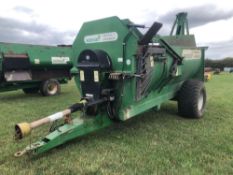 2010 Keenan Orbital 12t muck spreader, single axle on 550/60R22.5 wheels and tyres. Serial No: OST64