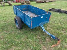 Single axle car trailer 7' x 3' 10