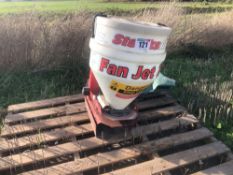2004 Stocks AG Fan Jet 28 granular applicator with linkage mounted frame. Serial No: 49442 Control b