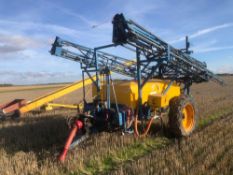 Spraycare 20m trailed sprayer on Continental 12.4R28 wheels and tyres, 1600l tank. NSTS on 23/11/202