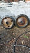 2 No. 4.00-19 Wheels and Tyres