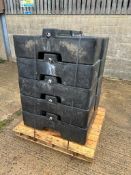 10 No. JFC Double Water Troughs