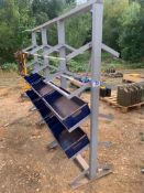 Metal Racking c/w Metal Containers